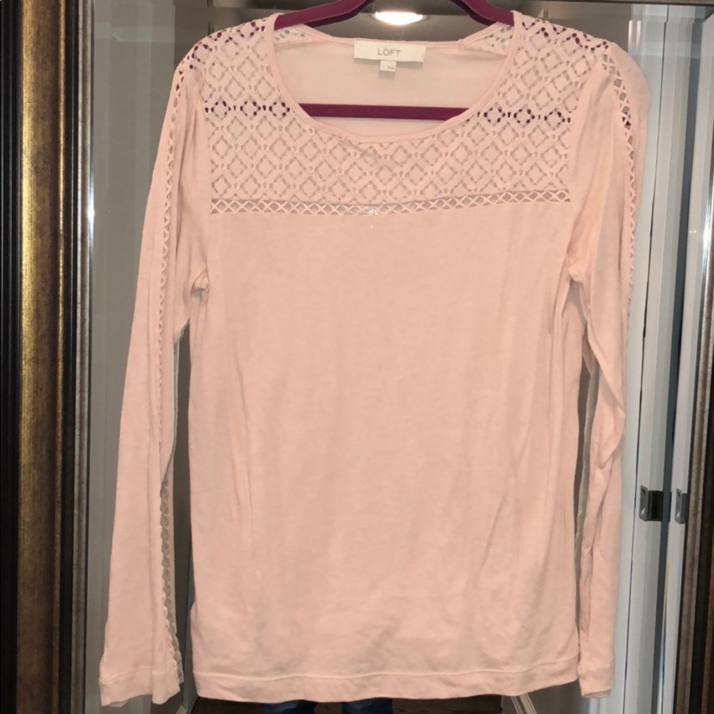 Loft shirt. Pink. S. Reasonable offers considered